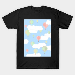 Hot Air Balloon In the Sky T-Shirt